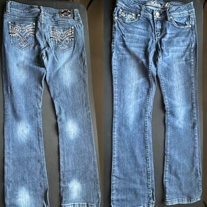 Miss Chic Jeans Women's Dark Blue Boot Cut